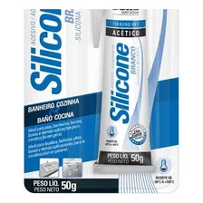 Cola Silicone Tekbond 50g Acetico Branca Com Blister 2200400 Foto mini 2
