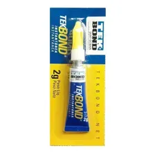 Cola Tek Bond Instantânea 2g Super Bond Cartela Com 10un Foto mini  3