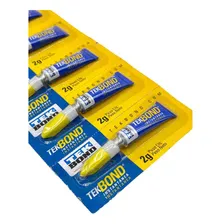 Cola Tek Bond Instantânea 2g Super Bond Cartela Com 12un Foto mini 4