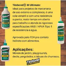 Cola Titebond 3 Ultimate Glue 473ml Prova D Agua Madeira Foto mini 3