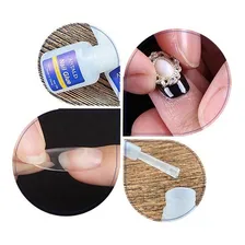 Cola Unha Postiça Com Pincel 10 G Foto mini  3