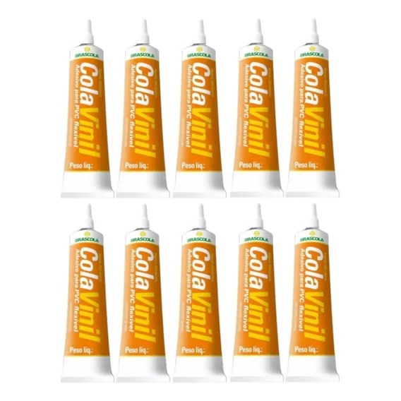 Cola Vinil Flexível Piscinas Boias Barracas Pvc 75g X10 Foto 1