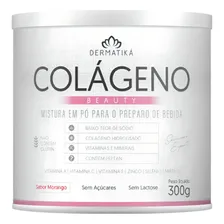 Colágeno Em Pó Beauty Suplemento Sabor Morango 300g Foto mini 1