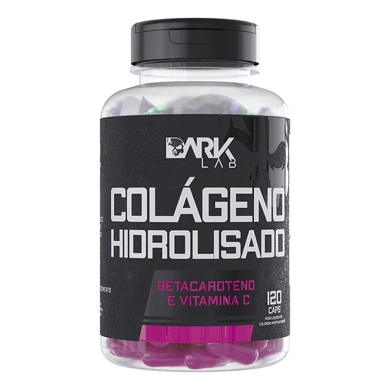 Colágeno Hidrolisado 120 Caps Dark Lab Sabor Sem sabor Foto 1