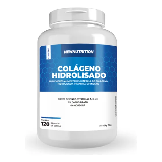 Colágeno Hidrolisado 120 Caps Newnutrition Foto 1