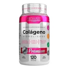 Colágeno Hidrolisado Anti-aging 120 Cápsulas Prohall Sabor Não Tem Foto  mini 1