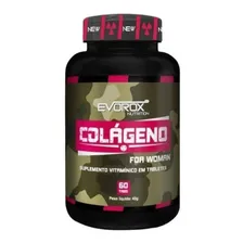 Colágeno Hidrolisado C/ Vit C Woman - 60 Tabletes - Evorox Foto  mini 1