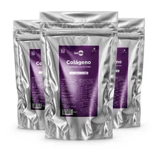 Colágeno Hidrolisado Em Pó Puro 1 Kg Gelvitta Com 3 Unidades Sabor Neutro Foto  mini 1