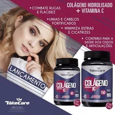 Colágeno Hidrolisado + Vitamina C 500mg 150 Caps Sabor Sem Sabor Foto mini  3