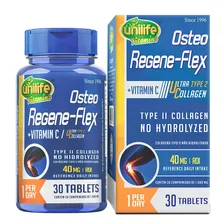 Colágeno tipo 2 II 40mg Regeneflex Osteo Unilife 30 Tablets Foto mini 3