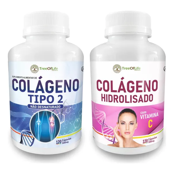 Colágeno Tipo I Hidrolisado + Colágeno Tipo Ii Uc2 Não Foto 1
