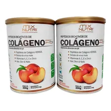 Colágeno Verisol 300g Mix Nutri Chá Mate Com Pessego Foto mini 2