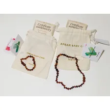 Colar Ambar Barroque Cognac 36cm (bebê) - Ambar Baby Care Foto mini  3