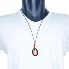Colar Búzio Africano Conexão Divina E Proteção Energética Cor Preto Foto mini 2