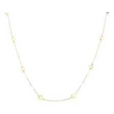 Colar Cartier 12 Corações 50cm Vazados Em Ouro 18k Foto mini 1