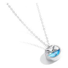Colar Chic & Fun Colar Cauda de Sereia HS942 Colar Cauda de Sereia HS942 feito de prata - banhado azul Foto mini  3