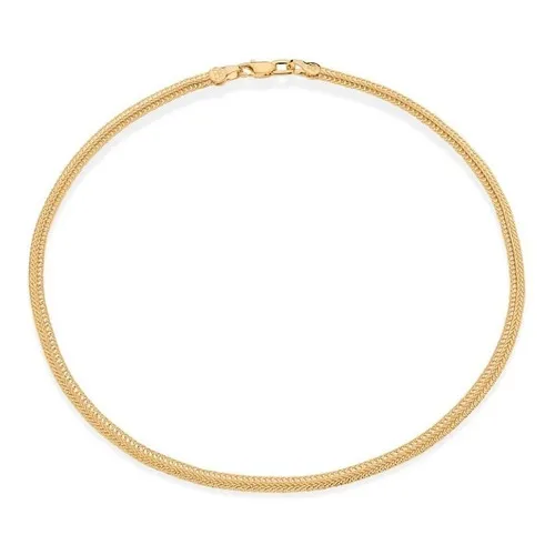Colar Choker 38 Cm F. Ouro 18k Fio Salamandra Romanel 531779 Cor Dourado Foto 1