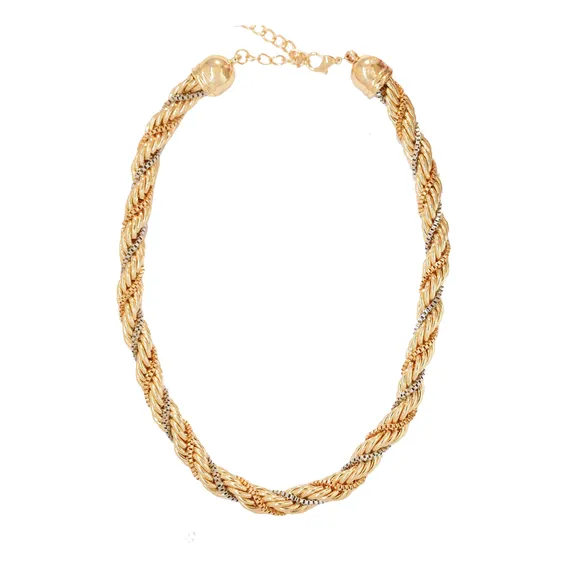 Colar Choker Cordão Baiano Duo Bijuteria Pri Acessórios Foto 1