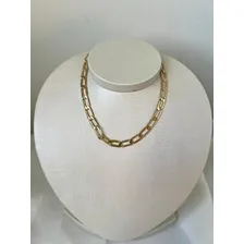 Colar Choker Elos, Banhada A Ouro 18k Cor Dourado Foto mini 4