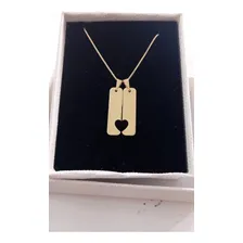 Colar Com Nome Personalizado Amor Em Pingente Ouro 18k Cor Dourado Foto mini 2