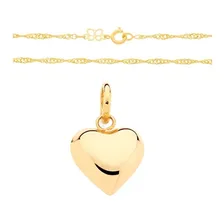 Colar Com Pingente Coração Rommanel 42 Cm 530417 | 540870 Cor Dourado Foto mini  3