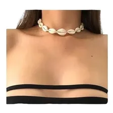 Colar Conchinhas Búzios Gargantilha Blogueira Choker Foto  mini 1