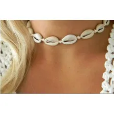 Colar Conchinhas Búzios Gargantilha Blogueira Choker Foto mini  3