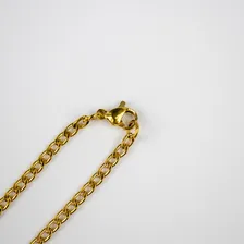 Colar Corrente Pingente Búzios Metal 2,5 Cm Dourado Foto mini 4