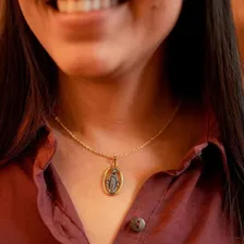 Colar Corrente Pingente N Senhora Graças Medalha Milagrosa Foto mini 3
