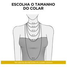 Colar Corrente Veneziana Banhado A Ouro 18k 45cm Cor Amarelo Foto mini 3