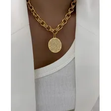 Colar Da Ave Maria Dourado Foto mini  2