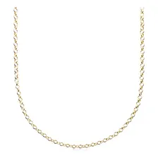 Colar De Ouro 18k Corrente Elo Português 45cm Ouro Puro Foto  mini 1