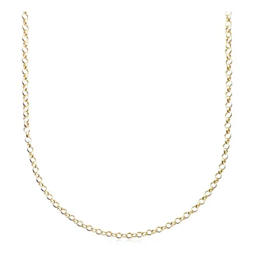 Colar De Ouro 18k Corrente Elo Português 45cm Ouro Puro Foto 1