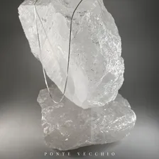 Colar Em Prata 925 Pedra Água-marinha Medalha Verdadeira Foto mini  3