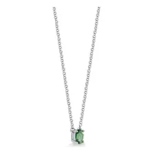 Colar Em Prata Com Topázio Verde Foto mini 2
