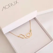 Colar Estetoscópio Médico Medicina Enfermagem Cor Dourado Foto mini  3