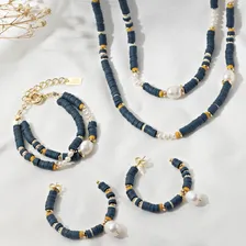 Colar Feminino Curto Lady Blue Foto mini 4