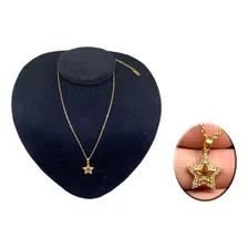 Colar Feminino Gargantilha - Semi-jóia Cor Dourado Foto  mini 1