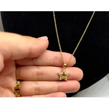 Colar Feminino Gargantilha - Semi-jóia Cor Dourado Foto mini  2