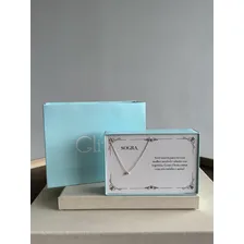 Colar Feminino Ouro 18k Folheado Sogra Presente Natal Cor Colar Pedra Foto mini 4