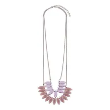 Colar Feminino Purple Prateado Foto  mini 1