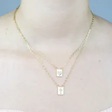 Colar Feminino Religioso Folheado A Ouro 18k Foto mini  2