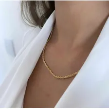 Colar Fio Baiano Fino Banhado A Ouro (semijoia) Foto mini 4