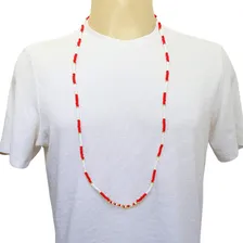 Colar Fio Umbanda Guia De Proteção Maria Navalha Cor Vermelho Foto mini 4