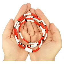 Colar Fio Umbanda Guia De Proteção Zé Pilintra Cor Vermelho Foto mini 1