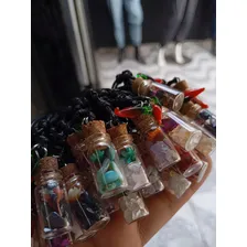 Colar Garrafinha Cascalhos De Pedra Atacado 25 Peças Cor Preto Foto mini 4