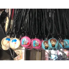Colar Geek Anime Brilha Escuro Bts Harry Potter 20 Atacado Cor Preto Foto mini  2
