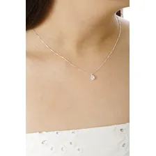 Colar Gota Cristal De Prata 925 Foto mini 4