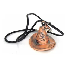 Colar Harry Potter Chapeu Seletor Vira Tempo Hermione Cor Marrom Foto mini 1