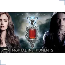 Colar Instrumentos Mortais Isabelle Lightwood Shadowhunters Cor Vermelho Foto mini  2